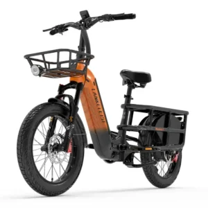 LANKELEISI Wombat-1 20" Cargo Electric Bike 1000W Motor 48V 20Ah Battery