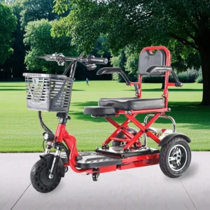 LM1-Electric Tricycle Small Elderly Scooter Household Mini for The Elderly Folding Leisure Lightweight Elderly Scooter