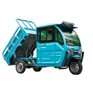 Electric Chinese Tricycle Rally Heavy Cargo Hydraulic Elevator Tricycle Electric Cargo Enclosed Closed Cab