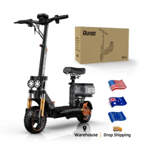 Electric Scooter Powerful 1600W 48V20.8AH Lithium Battery Bluetooth Hydraulic Unisex-Directly shipped USA Warehouse